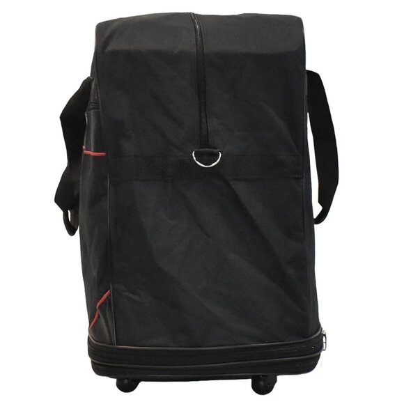 40" Black Multi Tiered Collapsible Expandable Check in Travel Wheeled Luggage - Picture 4 of 6